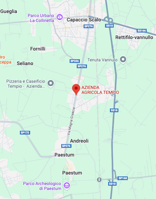 Mappa Azienda Agricola Tempio